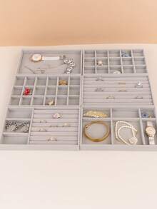 Jewelry Organizer Tray Kit – 12 Units - 灰色 - 查看 2