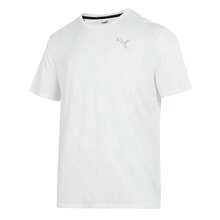 Puma 587212 Mass Merchants Active Tee Men's Round Neck Short Sleeve Tee - Puma White - View 1