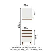 KIT Cocina Integral Modular Madesa Reims 60cm Color Blanco - Blanco - Ver 2