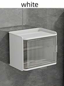 صندوق أنسجة الحمام أبيض/أصفر قطعة واحدة. إنه مقاوم للتسرب، لا يحتاج إلى تقشير، مقاوم للماء، ويمكن تركيبه على الحائط لتخزين ورق الحمام. صندوق نسيج شفاف. يوجد أيضًا صندوق تخزين مناديل مبللة للحمام، ورفرف ورقي مثبت على الجدار، وصلصة أنبوب الحمام، وملحقات الحمام