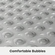 1pc Square Anti-Slip Massage Bath Mat, Waterproof PVC Material With Suction Cups, Non-Slip Bathroom Tub Mat - Multicolor - View 5