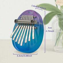 Mini Kalimba Piano de Pulgar de 8 Teclas, Piano de Dedo Portátil, Regalos para Fiestas, Regalos de Navidad