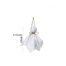 1 szt. Dekoracja kominka z motywem ducha na Halloween – funkcjonalne wiszące ozdoby do kominka, do salonu, do aranżacji nawiedzonego domu, idealne do przerażającej, sezonowej estetyki