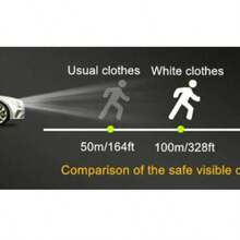 反光安全背心高能见度空白 XXXL 摩托车夹克安全背心荧光信号男女士