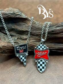 Colier cu pandantiv creativ, stil retro Western Cowgirl la modă, cercei, inele, potrivit pentru femei și fete, pentru a se potrivi ținutelor zilnice, accesorii de petrecere, bijuterii cadouri pentru familie/prieteni/timp personal