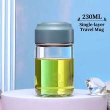 زجاجة مياه محمولة، كوب زجاجي مزدوج الجدران معزول، إبريق شاي مزدوج الجدران معزول، خيار هدية مثالي. قابل لإعادة الاستخدام ومزود بمصفاة شاي لتصفية أوراق الشاي، مصنوع من زجاج شفاف سميك عالي الجودة. مناسب للمناسبات التجارية والمنزل والسيارة أو الاستخدام في الأماكن الخارجية. سواء للمشروبات الساخنة أو الباردة - القهوة أو الحليب أو الشاي - هذا الكوب الزجاجي مريح للغاية.