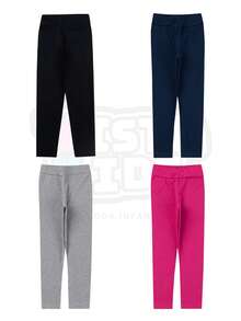 Plain Children's Leggings, Girls' Youth, Assorted, Sizes 1 To 16, Comfort And Style, Cotton Legging Pants - Nhiều màu - Xem 5