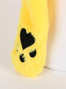 Cartoon Pikachu Pokemon Same Style Pikachu Hat With Moving Ears, Autumn And Winter New Rabbit Fur Plush Hat With Black Brown Ears