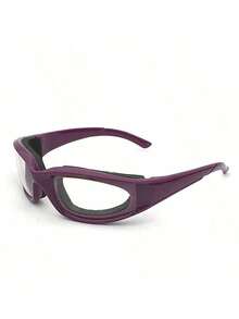 1 件 14.2 厘米/5.59 英寸厨房洋葱切割护目镜、洋葱切割护目镜、防溅烹饪安全护目镜、厨房安全眼镜、防眩光海绵抗冲击运动护目镜、无需电力、洋葱切割护目镜、防溅烹饪护目镜、小型厨房护目镜 - 彩色 - 查看 5