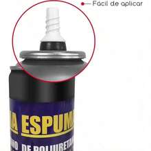 Espuma de poliuretano de 750 ml / 300 ml con boquilla de aplicación - Para rellenar, sellar, fijar, aislamiento térmico y acústico - Multiusos - Blanco - Ver 5