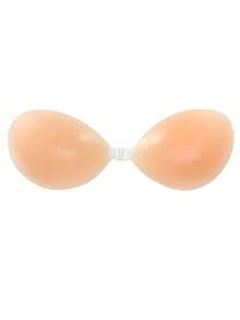1 Piece Ladies' Waterproof Thickened Silicone Breast Petals For Small Breast Lift Up & Push In, Special For Wedding Photography