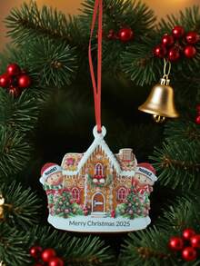 Custom Christmas Ornaments With Name, Personalized Christmas Tree Decorations, Customized 2-6 Names Ornaments, Customizable Text Christmas Decorations, Diy Ornaments, Christmas, Indoor, Outdoor, Garden, Christmas Hat Figurine Pendant, Christmas Tree Ornaments, Room Decor, Boys, Girls, Mom, Dad, Kids,Christmas Gift Supplies - Style a - View 6