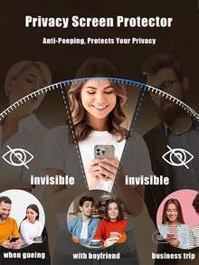 غطاء شاشة خصوصية عالي الدقة 2 قطعة، مقاوم للماء، مضاد للخدش، مضاد للبصمات، سهل التركيب، سطح لامع، متوافق مع هواتف سامسونج جالاكسي S20EF/S21EF/S23EF/S9/S10/S20/S20+/S20 Ultra/S21 Ultra/S21/S21+/S22 Ultra/S22/S22+/S23/S23+/S23Ultra/S24/S24+/S24Ultra/S25/S25+/S25Ultra/S26/S26+/S26 Ultra، مناسب للشاشات المنحنية - الأسود - مشاهدة 11