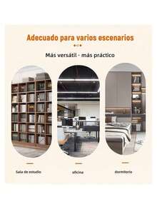 Sillón De Oficina Con Pedalera Cómodo Giratorio Reclinable - Blanco - Ver 6