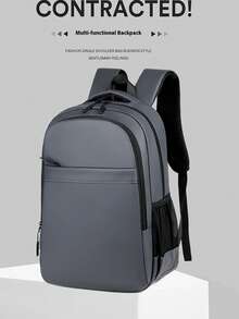 Men's Casual Crossbody Bag, Shoulder Bag For Students, Unisex Messenger Bag With Large Capacity, Minimalist Solid Color Shoulder Bag For Work And Commute Large Capacity Bag