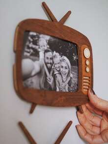 Personalized Retro Tv Photo Frame Custom Refrigerator Magnet With Name And Image Custom Creative Home Decor Gift For Family Friends Couples Wedding Or Anniversary Durable Handmade Souvenir Popular Holiday Gift - Multicolor - View 7