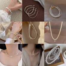 [Multiple Sizes] Pearl Beads 2mm-16mm, 16 Inches/Strand | High Quality Near-Round Shape, Strong Luster, Scratch-Resistant | DIY Jewelry Making Materials, Handmade Jewelry Accessories - White - View 7