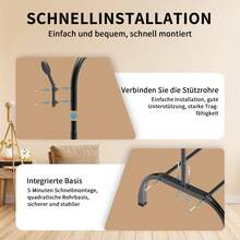 Rigogo Clothes Drying Racks - Enkelvoudig hangend/110 x 40 x 150cm - Bekijken 3