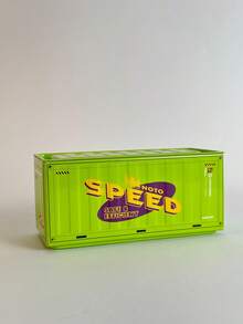 11.5cm Length Mini Metal Container, Retro Industrial Style Office Storage Box, Creative Home Organizer