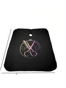 Capa para salón de peluquería para cortar el cabello, delantal profesional de salón fácil de limpiar, cepillo de limpieza de cuello, bata de estilo creativo con cierre ajustable en el cuello, capa antiestatica y antiadherente para peluquería profesional, cabello, viaje, productos para el cabello, herramientas para el cabello, artículos para el cabello, barbero, accesorios de barbería, barbería, equipos de peluquería