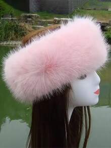 Soft & Warm Faux Fur Earmuffs, Women's Faux Fur Earmuffs Headband, Soft & Warm Winter Hat For Women - Multicolor - View 12