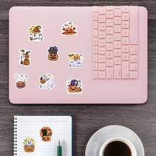 500 Peças Rolo de Adesivos de Halloween, Adesivos Impermeáveis de Vinil para Feriados, Jornalismo, Laptop, Para-choque, Skate, Garrafas de Água, Computador, Telefone Celular, Suprimentos para Festa de Halloween