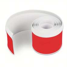 1 pieza de 1m/3m/6m de longitud x 8cm de ancho, zócalo flexible autoadhesivo de PVC - Zócalos de plástico flexibles para el hogar, oficina y tienda - Ribete de bajo mantenimiento, decoración del hogar, decoración de oficina, zócalos modernos, para entusiastas del bricolaje