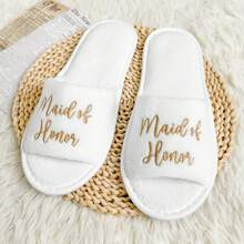 Gold Embroidered Maid Of Honor