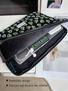 Green Retro Corduroy Computer Bag 10/13/15 Inch Lightweight Computer Liner Bag IPad Protective Cover Autumn University Essentials Laptop Bag For Women Mac Book Case Laptop Sleeve Back To School Laptop Case Laptop Cover For Travel Waterproof Portable For Men Laptop Bags