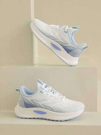 OEIN Women's Shoes Sports Outdoor Shoes Breathable Mesh Surface Soft Sole Front Lace-Up Design Fashion Casual Everything Everyday