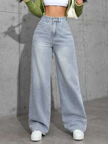Women Jeans - Light Wash - View 4