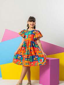 Young Girls Dresses - Multicolor - Ver 9