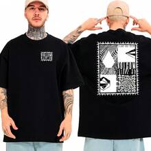 Vollcom Streetwear T-Shirt Brand Quadro Stone Surfer Earth Street Street Fashion Urban Culture Skaters Unisex Male Female 100% Cotton Premium Top Streetwear Launch Immediate Shipping Various Colors!! Plus Size - Volcom 車架 - 查看 2