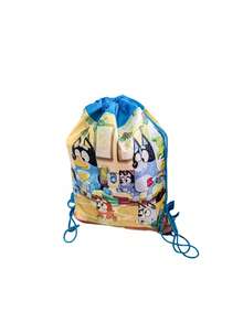 Bluey 1Pc Bluey Theme Drawstring Gift Bag Cartoon Non-Woven Storage Bag Organizer Bag Suitable For Parties And Gatherings For Storage And Decoration Of Birthday Gifts(Some Parts May Be Random)