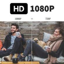 Cámara reloj FHD 1080P con detección de movimiento, visualización remota, Wi-Fi, grabación de audio y video (con tarjeta SD de 32 GB) - Cámara para interiores, dispositivo inteligente para el hogar, reloj multifunción para monitoreo de hogares, oficinas y almacenes - Negro - Ver 6