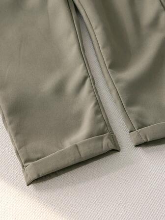 3-delat set med herrkläder för babypojkar, långärmad, avslappnad, trendig skjorta, byxor och fluga, vår/höst