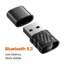 Toocki USB 蓝牙适配器蓝牙 5.1 无线蓝牙接收器发射器适配器适用于电脑扬声器鼠标音乐音频适配器 - 黑色 - 查看 14