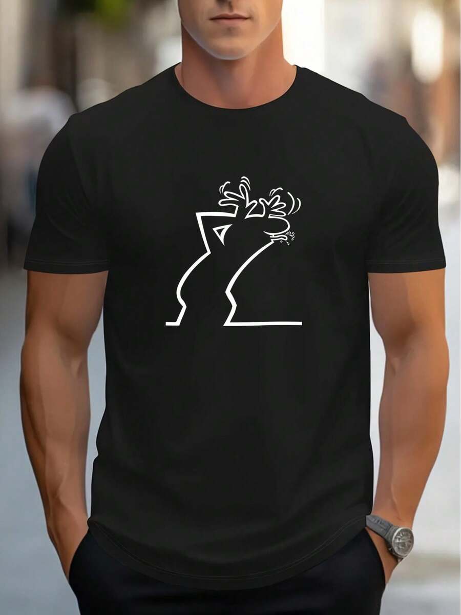 Men T-Shirts - Black - View 1