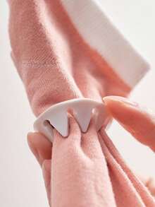 7 Piezas de Clips Organizadores de Calcetines de PVC, Soportes de Almacenamiento de Calcetines Multifuncionales, Pinzas para Calcetines de Pie Libre para una Fácil Organización de la Ropa, Ideal para Cajones, Armarios y Lavadoras, Tendederos