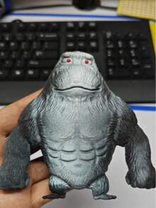 1个可拉伸橡胶大猩猩玩具 - 乳胶填充恶搞娃娃，创意趣味新奇玩具，适合作为万圣节、圣诞节、复活节、情人节和生日礼物，具有减压功效 - 多顏色 - 查看 9