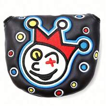 Clown Golf Club Cover, Golf Club Head Cover, Golf Putter Mallet Cover - Multicolor - View 4