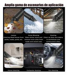 Soplador De Secado De Turbina Inalámbrico Con 3 Toberas,portátil compacto,alta potencia,multiuso,batería duradera,fácil manejo - Tipo de Enchufe A USA (110-127V) - Ver 9