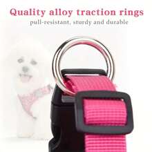 1 pezzo Set pettorina per animali domestici con motivo leopardato, pettorina leggera e regolabile per cani e gatti di piccola e media taglia