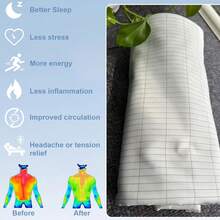 1pc Grounding Sheet, Grounding Mat, Connects To Earth, Relieves Fatigue, Improves Sleep And Health, Includes Grounding Cable (US Plug, Adapter Not Included)