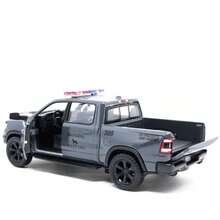 Action Figure Cart Miniature Iron Car Ram 1500 Lisa With Friction - 灰色 - 查看 6