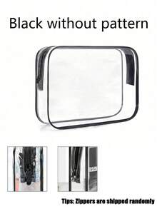 新款 Ouchie 收纳包 - 迷你化妆包、透明洗漱包、医疗包、旅行必备品、拉链便携式旅行洗漱包、沙滩透明 PVC 洗漱包、防水收纳包、透明收纳包、数据线和 USB 收纳包，可存放药品、医疗包等。 - 彩色 - 查看 10