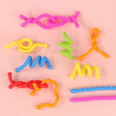 1 Stück/6 Stücke sensorische Fidget Spielzeuge, Autismus Spielzeuge mit Sensoren, bunte strukturierte Drehstäbe, Party Spiel Dekorationen & Geschenke für Weihnachten, Halloween, Entspannungsspielzeug, Urlaubsgeschenke geeignet für Jungen, Mädchen, Kinder und Erwachsene, Spaß Drück- und -Spiele