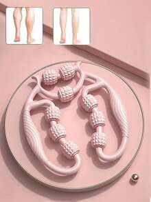 1 件九轮环腿部按摩器滚动夹腿缓解肌肉疏通经络揉捏放松滚轮轴、学校、返校、旅行、旅行必需品、家庭必需品、水疗、按摩工具、按摩、按摩器、水疗 - 彩色 - 查看 6