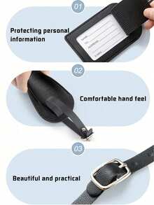 1 个 TSA 认证黑色行李牌，饰有橙色 A-Z 刺绣布；1 个个性化 PU 皮革 A-Z 行李牌，带隐私保护套；1 个可爱字母背包挂牌。这款旅行行李牌套装男女皆宜，是旅行包和行李箱的必备配件。 - 彩色 - 查看 7