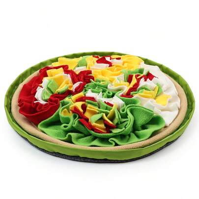 2-lagige langsame Fütterungsmatte für Hunde, Anti-Verschlingen, Geruchstraining Puzzle Spielzeug, strapazierfähige Fütterungsmatte für Haustiere